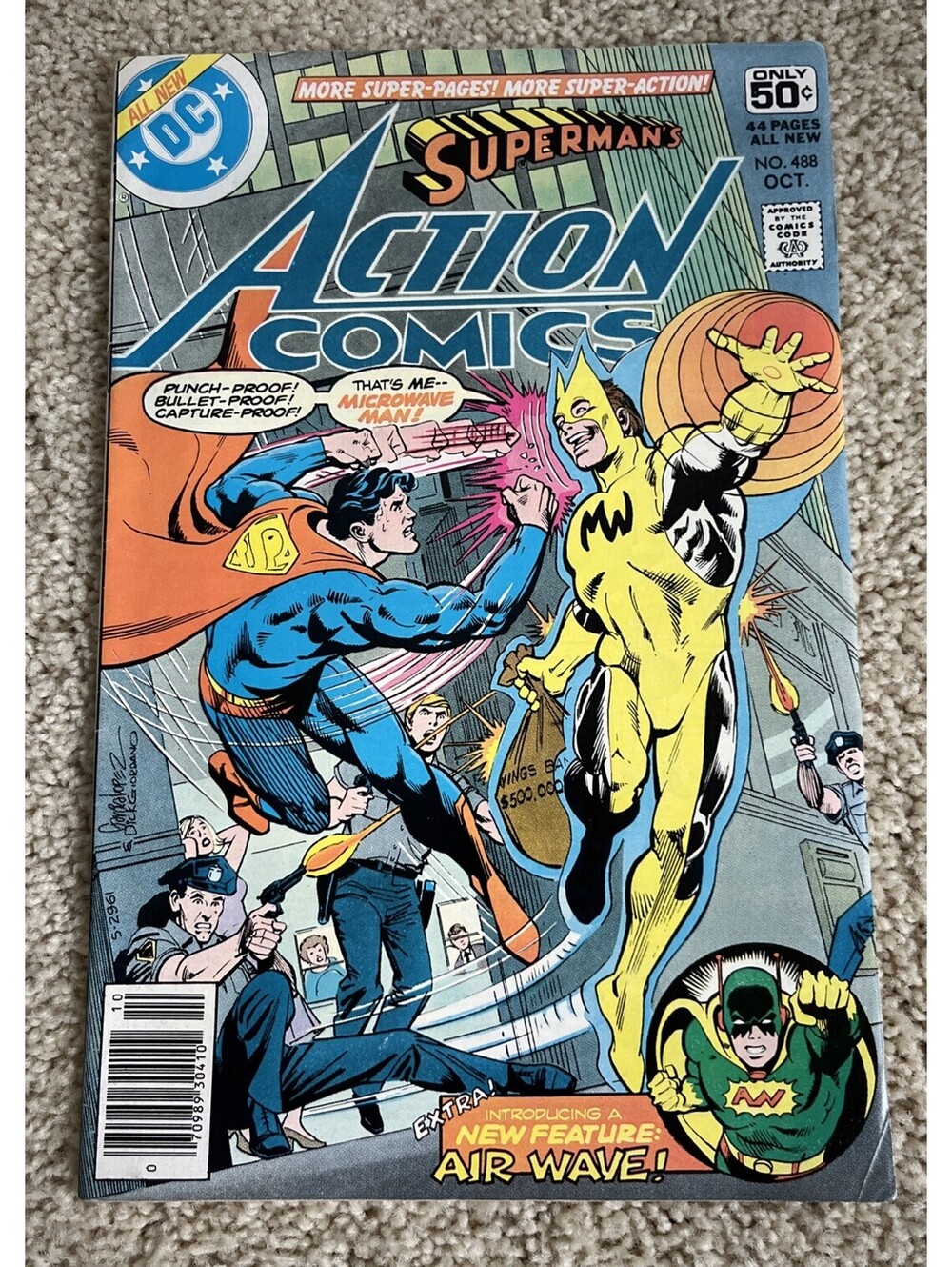 Action Comics #488 (1978) DC Comics 8.0 VF Newsstand Superman 1st Print Antique